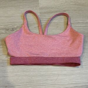 We Over Me Pink Balance Sports Bra - Small
